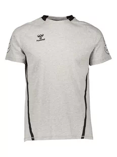 Hummel Koszulka "Cima" w kolorze szarym - Koszulki męskie - miniaturka - grafika 1