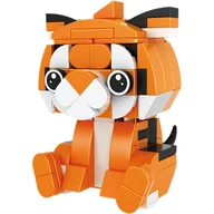 Klocki - Klocki Konstrukcyjne Tygrys Świat Zwierząt Figurka Animals Kreatywne 131 El - miniaturka - grafika 1