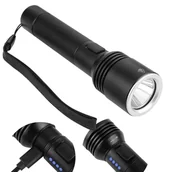 Latarki - GERMINA Akumulator LED Latarka Taktyczna IP44 1500lm - miniaturka - grafika 1