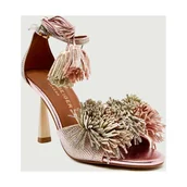 Sandały damskie - Kurt Geiger Sandały na szpilce POM POM - miniaturka - grafika 1