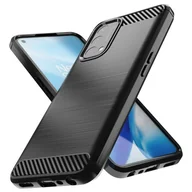 Etui i futerały do telefonów - Carbon Case elastyczne etui pokrowiec OnePlus Nord N200 5G czarny - miniaturka - grafika 1