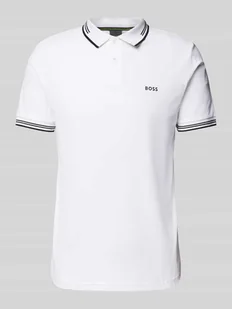 Koszulka polo o kroju slim fit z nadrukiem z logo model ‘Paul’ - Koszulki męskie - miniaturka - grafika 1
