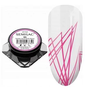 Semilac żel do zdobień SPIDER GUM róż 05 PINK NEON 59004332 - Żele do paznokci - miniaturka - grafika 1