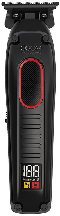 Profesionali plaukų kirpimo-kantavimo mašinėlė-trimeris OSOM Professional COMFORT Cordless Hair Trimmer OSOMPI78BL, juodos spalvos