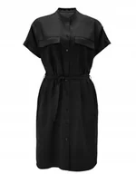 Sukienki - OPUS WOLDA, sukienka koszulowa czarna, rozmiar 40 - miniaturka - grafika 1