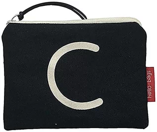 Torebki damskie - Econanos Hellobags2019 płócienna i plażowa torba na zakupy, 14 cm, czarna (NEGRO) - grafika 1
