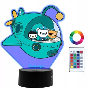 Lampka Nocna LED Oktonauci Łódź Podwodna - Lampy stojące - miniaturka - grafika 1