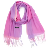 Apaszki i szaliki damskie - Szalik Damski Floral Breeze Różowo-Fioletowy - miniaturka - grafika 1