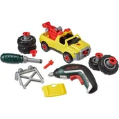 Mały majsterkowicz - Klein Samochód do skręcania 3w1 z wkrętarką Ixolino II zółty 8689 - miniaturka - grafika 1