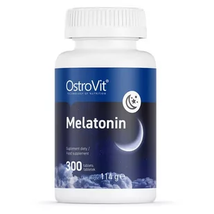 Ostrovit OstroVit Melatonina 300 tabletek 5903246228779 - Witaminy i minerały - miniaturka - grafika 1