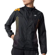 Kurtki i kamizelki sportowe damskie - Kurtka New Balance WJ21227BM - czarna - miniaturka - grafika 1