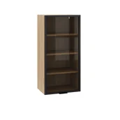 Meble kuchenne - Bari Plus Witryna Wisząca Gv-Al-45-H92 Dąb Kamienny - miniaturka - grafika 1