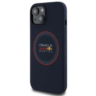 Etui RED BULL Silicone Red Ring MagSafe do Apple iPhone 14 Granatowy - Etui i futerały do telefonów - miniaturka - grafika 1