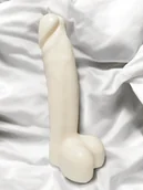 Świece - Świeca sojowa - Penisso - 180 ml ( biały) - Odważna Dekoracja i Pomysł na Prezent - Bezzapachowa - miniaturka - grafika 1