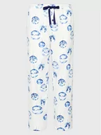 Piżamy męskie - Cyberjammies Spodnie piżamowe Riley 6761 Biały Regular Fit - miniaturka - grafika 1