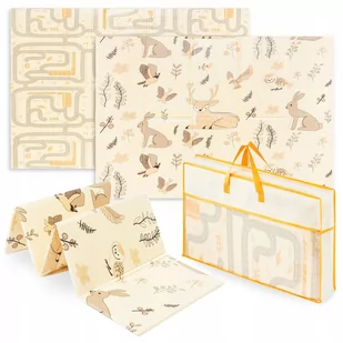 Dwustronna mata piankowa składana 180x120x1cm - Magiczny Las/Jesienne Ulice - Zabawki interaktywne dla dzieci Dwustronna mata piankowa składana 180x120x1cm - Magiczny Las/Jesienne Ulice - Zabawki interaktywne dla dzieci - miniaturka - grafika 1