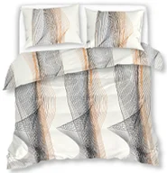 Pościel - Pościel Z Mikrofibry 160X200 Linie 20392 - miniaturka - grafika 1