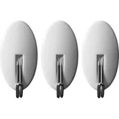 Wieszaki łazienkowe - Haczyki naścienne samoprzylepne 3 sztuki - miniaturka - grafika 1