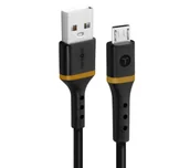 Kable USB - Reinston EK15AM USB-A do Micro USB 1,5m Czarny - miniaturka - grafika 1