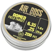 Amunicja do wiatrówek - Śrut Apolo Air Boss Domed Field Target 6.35 mm, 200 szt. 1.60g/25.0gr (30206) - miniaturka - grafika 1