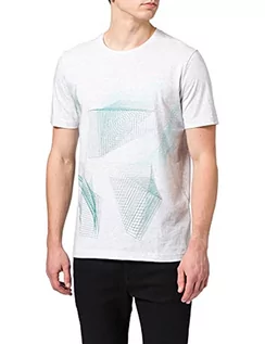 Koszulki męskie - Hugo Boss T-shirt męski, Light/Pastel Grey57, S - grafika 1
