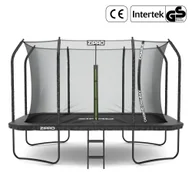 Trampoliny - Zipro Trampolina ogrodowa Jump Pro Quadro z siatką wewnętrzną 366 x 244 cm - miniaturka - grafika 1