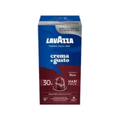 Kawa w kapsułkach i saszetkach - Lavazza Crema e Gusto Ricco 30 aluminiowych kapsułek do Nespresso - miniaturka - grafika 1