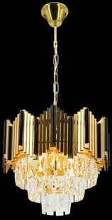 Belize lampa wisząca 4xE27 złota/czarna 6232/4 TR BL - Lampy sufitowe - miniaturka - grafika 1