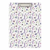 Podkładki na biurko - Deska z klipem clipboard podkładka do pisania PVC A4 garden kwiaty BIURFOL - miniaturka - grafika 1