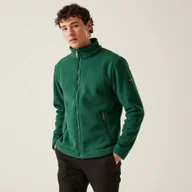 Bluzy męskie - Regatta Męski Polar z Suwakiem Garrian II Zielony, Rozmiar: 4XL - miniaturka - grafika 1