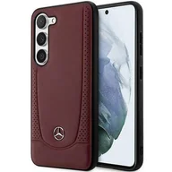 Etui i futerały do telefonów - Mercedes MEHCS23MARMRE S23+ S916 czerwony/red hardcase Leather Urban Bengale - miniaturka - grafika 1