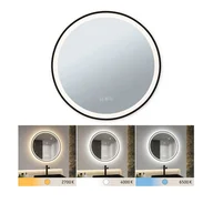 Lampy ścienne - Lustro MIRRA 59 LED DIM 11,5W 2700-6500K IP44 - czarny - miniaturka - grafika 1