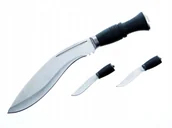 Noże - NÓŻ TAKTYCZNY MYŚLIWSKI KUKRI PLUS DWA MAŁE NOŻE KOMPLET - miniaturka - grafika 1