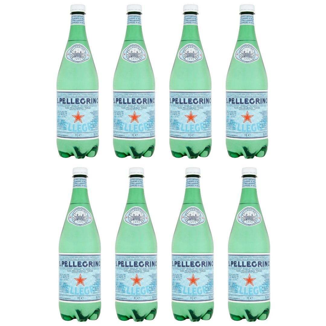 Włoska woda gazowana San Pellegrino Frizzante 8 x 1L