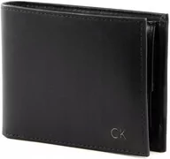 Portfele - PORTFEL MĘSKI CALVIN KLEIN CKJ CK SKÓRA BILON K50K510078 CZARNY - miniaturka - grafika 1