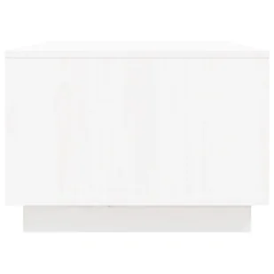 Lumarko Stolik kawowy, biały, 80x50x35 cm, lite drewno sosnowe - Ławy i stoliki kawowe - miniaturka - grafika 8