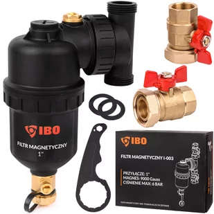 Filtr magnetyczny separator zanieczyszczeń I-003 1" IBO - Akcesoria do urządzeń ogrodniczych - miniaturka - grafika 1