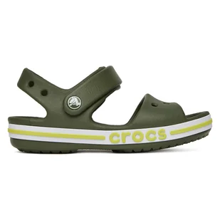 CROCS BAYABAND SANDAL K 211054-309 Zielony - Buty dla dziewczynek - miniaturka - grafika 1