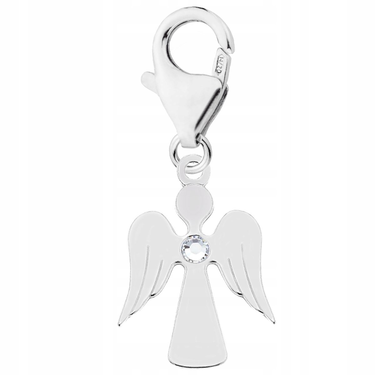 Zawieszka wisząca Aniołek Cyrkonia srebro 925