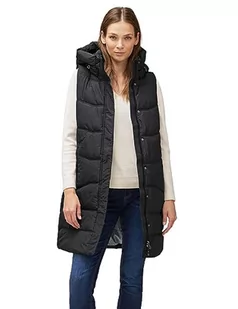 Street One Damska kamizelka pikowana A220198, czarna, 42, czarny, 42 - Kamizelki damskie - miniaturka - grafika 1