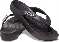 Klapki i japonki damskie - Crocs Japonki Klapki Damskie Crocs Platform Flip 39,5 - miniaturka - grafika 1