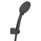 Zestawy prysznicowe - KFA Moza Zestaw prysznicowy punktowy czarny 841-220-81 - miniaturka - grafika 1
