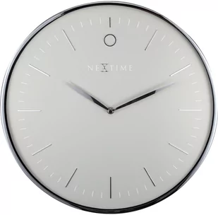 Nextime Zegar ścienny (szaro-srebrny) Glamour - Zegary - miniaturka - grafika 1