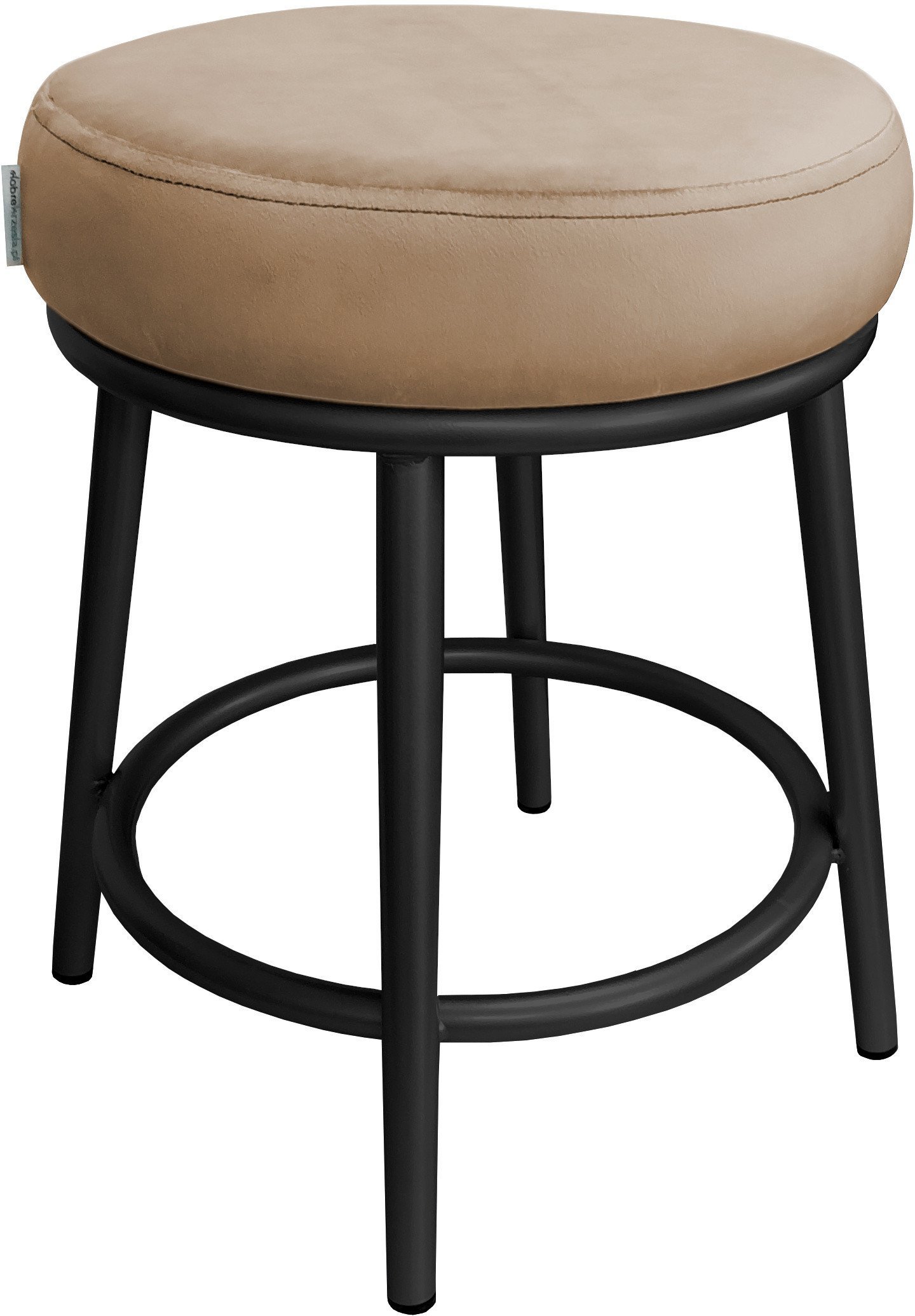 Taboret Ben noga metalowa czarna MG06