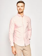 Koszule męskie - Ralph Lauren Polo Koszula Core Replen 710549084 Różowy Slim Fit - miniaturka - grafika 1
