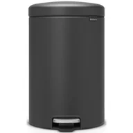 Kosze na śmieci - Brabantia BRABANTIA NewIcon Kosz pedałowy 20 l Szary powłoka mineralna 11 41 82 + 20 zł na pierwsze zakupy 11 41 82 - miniaturka - grafika 1