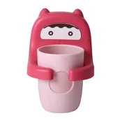 Inne akcesoria do pielęgnacji dzieci - Kubek Na Szczotkę Do Zębów Molli, Różowy - Babyhood Bh-714P - miniaturka - grafika 1