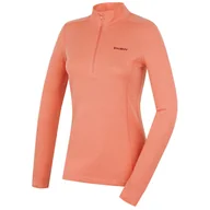Bluzy sportowe damskie - Bluza damska Husky Aron Zip L Rozmiar: L / Kolor: jasnopomarańczowy - miniaturka - grafika 1