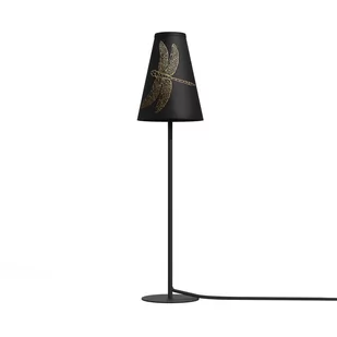 Nowodvorski Lampa stołowa TRIFLE BLACK złoty wzór ozdobny czarny 8077 - Lampy stojące - miniaturka - grafika 1
