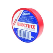 Inne akcesoria elektryczne - Electrix Taśma izolacyjna PCV  200 0 18 mm x 19 mm x 18 m czerwona - miniaturka - grafika 1